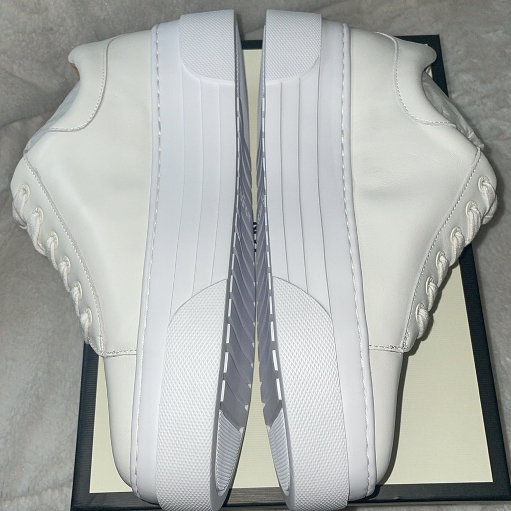 NWT J/SLIDES AMANDA White Leather Sneaker - Picture 12 of 15